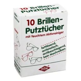 Lasien puhdistusliinat, 10 kpl