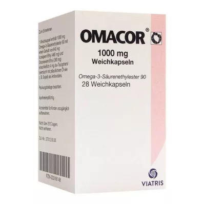 OMACOR 1000 mg pehmeät kapselit, 28 kpl