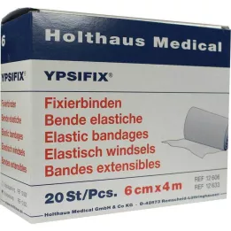 FIXIERBINDE Ypsifix kuminauha 6 cmx4 m löysä, 20 kpl