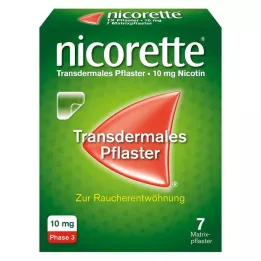 NICORETTE TX Laastari 10 mg, 7 kpl
