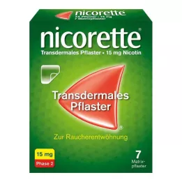 NICORETTE TX Laastari 15 mg, 7 kpl