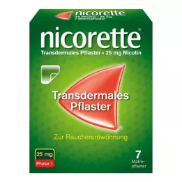 NICORETTE TX Laastari 25 mg, 7 kpl