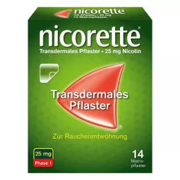 NICORETTE TX Laastari 25 mg, 14 kpl