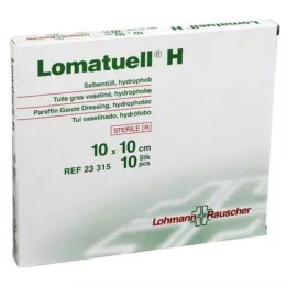 LOMATUELL H Voidetylli 10x10 cm steriili, 10 kpl
