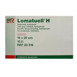 LOMATUELL H Voidetylli 10x20 cm steriili, 10 kpl