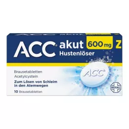 ACC akut 600 Z yskänlääke poretabletti, 10 kpl