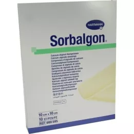 SORBALGON puristaa 10x10 cm, 10 kpl