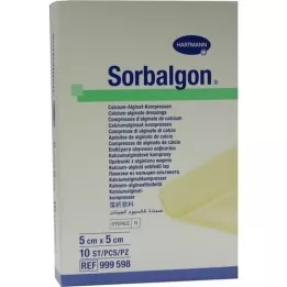 SORBALGON Kompress 5x5 cm, 10 kpl