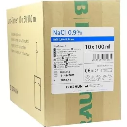 URO TAINER Natriumkloridiliuos 0,9%, 10x100 ml