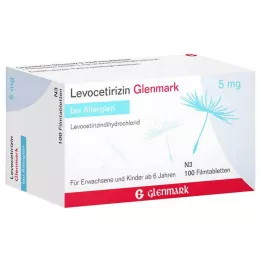 Levosetiritsiini Glenmark 5mg, 100 kpl
