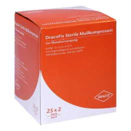 Dracofix Peel kompressit, 25x2 kpl