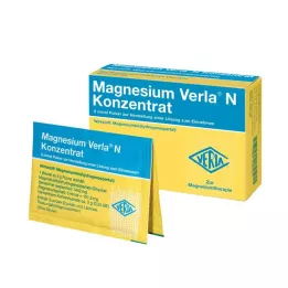 MAGNESIUM VERLA N-tiivistejauhe oraaliseen käyttöön, 20 kpl