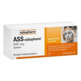 ASS-ratiopharm 500 mg tabletit, 30 kpl