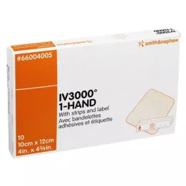 OPSITE IV 3000 10x12 cm läpinäkyvä kanyylikiinnitys, 10 kpl