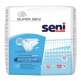 SUPER SENI Inkontinenssihousut, koko XS, 10 kpl