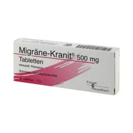 MIGRÄNE KRANIT 500 mg tabletit, 10 kpl