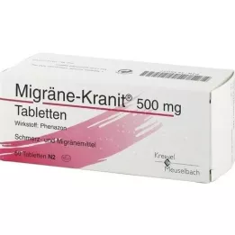 MIGRÄNE KRANIT 500 mg tabletit, 50 kpl