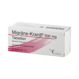 MIGRÄNE KRANIT 500 mg tabletit, 50 kpl