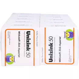 UNIZINK 50 enterotablettia, 10X100 kpl