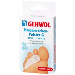 GEHWOL Polymer Gel Hammer Toe Pad G oikea, 1 kpl