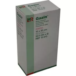 GAZIN MullKomp.10x20 cm steriili 8 kertaa, 25x2 kpl