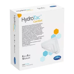 HYDROTAC Comfort Foam Association 8x8 cm steriili, 10 kpl