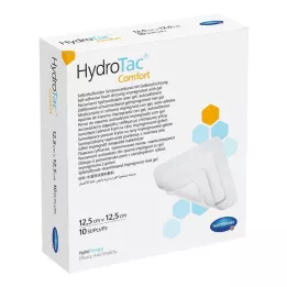 HYDROTAC Comfort Foam Association 12,5x12,5 cm steriili, 10 kpl