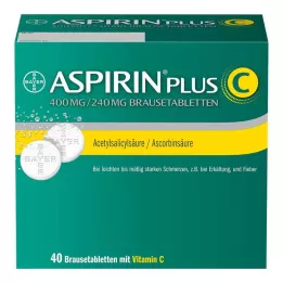ASPIRIN plus C poretabletit, 40 kpl