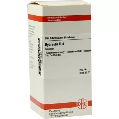 HYDRASTIS D 4 tablettit, 200 kpl