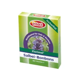FLORIMEL Sage Bonbons C-vitamiinilla, sokeriton, 40 g