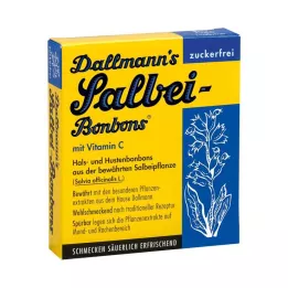 DALLMANNS Sage Bonbons sokeriton, 20 kpl
