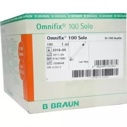 OMNIFIX Insulinspr.1 ml F.U100, 100 kpl