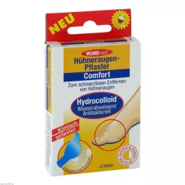 HÜHNERAUGENPFLASTER Comfort hydrokolloidi, 6 kpl