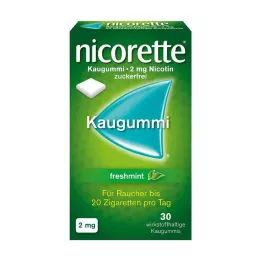 NICORETTE 2 mg tuoreminttupurukumia, 30 kpl