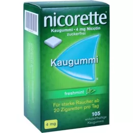 NICORETTE 4 mg fuksi Kaugummi, 105 kpl