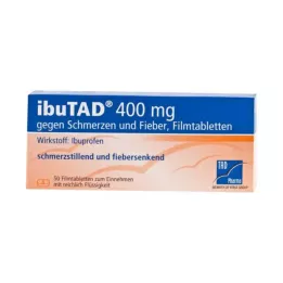IBUTAD 400 mg kipuun ja kuumeeseen, kalvopäällysteiset tabletit, 50 kpl