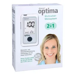 Diamet optima verensokerin mittausjärjestelmä 2in1 (1 kpl)