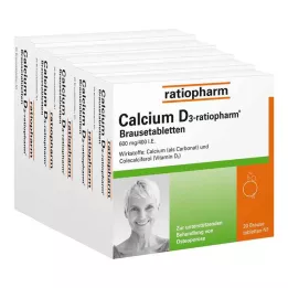 CALCIUM D3-ratiopharm poretabletit, 100 kpl