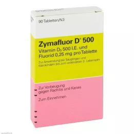 ZYMAFLUOR D 500 tablettia, 90 kpl