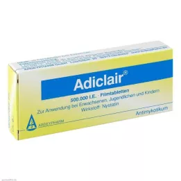 ADICLAIR Kalvopäällysteiset tabletit, 20 kpl