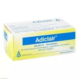 ADICLAIR Kalvopäällysteiset tabletit, 100 kpl