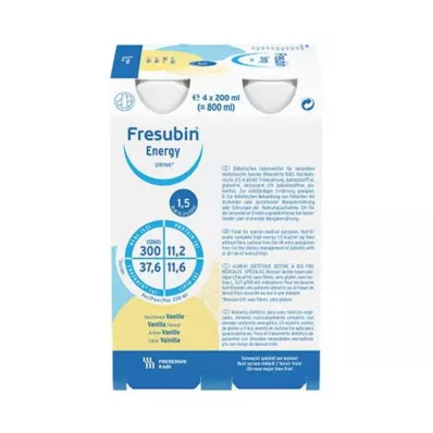 FRESUBIN ENERGY DRINK Vaniljajuomapullo 6X4X200 ml