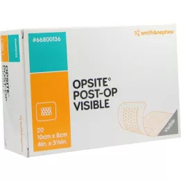 OPSITE Tolppa-OP Näkyvä 8x10 cm side, 20 kpl