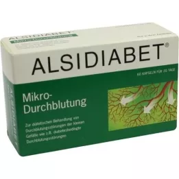 ALSIDIABET Diabeettinen mikrofonikapselit, 60 kpl