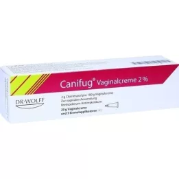 CANIFUG emättimen kerma 2% m. 3 Appl., 20 g