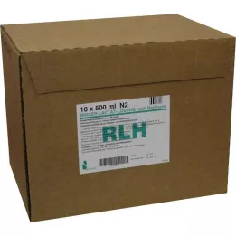 RINGER LACTAT Liuos PE-Pullot, 10X500 ml