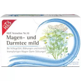 H&amp;S maha- ja suolistotee miedot suodatinpussit, 20X2,0 g