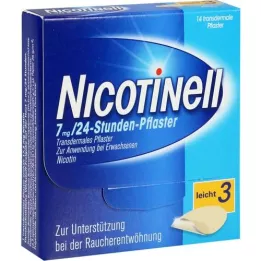 NICOTINELL 7 mg/24 tunnin kipsi 17,5 mg, 14 kpl