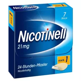 NICOTINELL 21 mg/24 tunnin laastari 52,5 mg, 7 kpl
