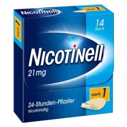 NICOTINELL 21 mg/24 tunnin laastari 52,5 mg, 14 kpl